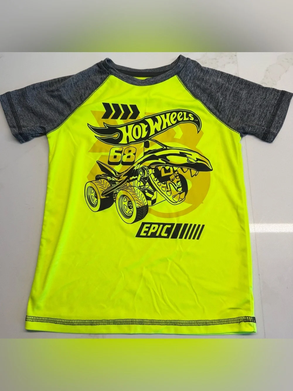 Jumping Beans Boys Size 6 Active Shirt Bundle Hot Wheels Basketball